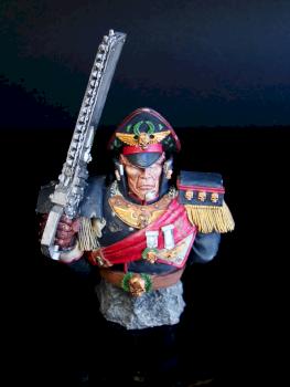 Forgeworld Commissar Croe Bust by MikeLacey