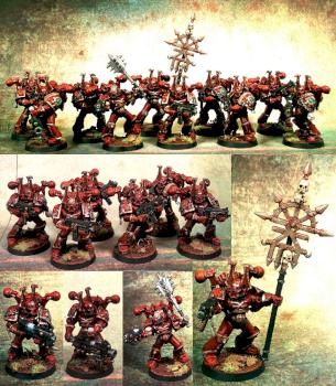 Khorne Berzerkers World Eaters Squad by Vidpui