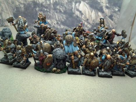 WIP Dwarf army 3 by gilsby