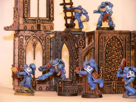 Ultramarines tactical squad by Szeltan