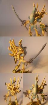 Sun bleached Eldar Iyanden Wraithlord by TheThousandthSon