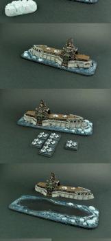 Dystopian Wars Russian Coalition Kostroma Battle Carrier by MiniKingdom