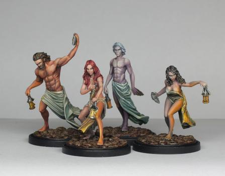 Kingdom Death: Monster Starting Survivors by Iacton