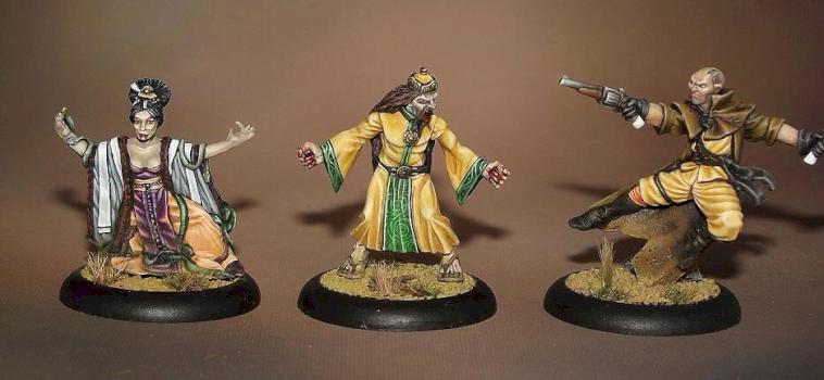 Serpent Concubine, Jade Demon & Gun Monk -Kung Fu Cowboy Games by Belly