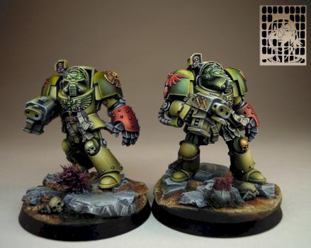 Deathwing Terminators, 2 of 5 by We7