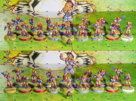 Female Bloodbowl Team by kasimir74