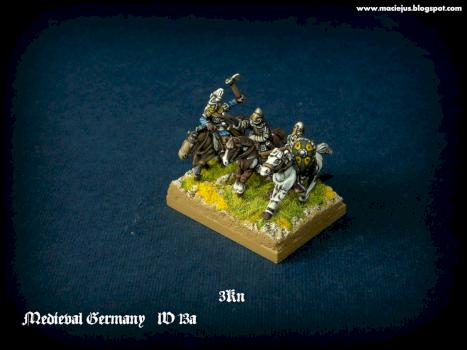 Knights 15mm (3Kn from DBA army IV/13a Medieval Germany) by Maciejus_exe