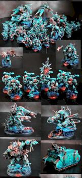 Chaos Space Marines Army by Purc