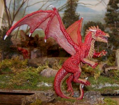 Amber Dragon painted as a Red by jahecker