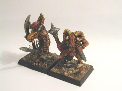 beastmen 2weapons by frank