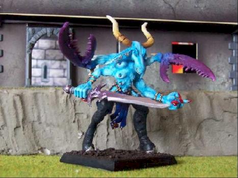 Greater Daemon of Slaanesh by ironlichewebb