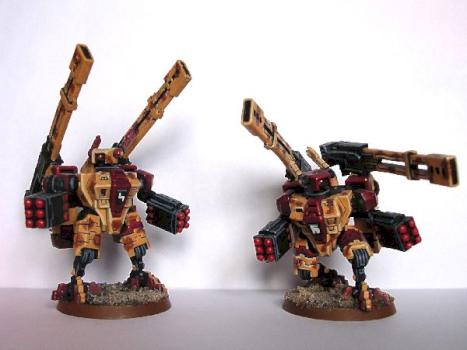 Tau Broadside Battlesuits by phoenixlord it83