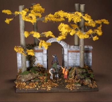 Aragorn's Leavetaking diorama by Hammershield