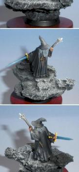 Gandalf the Grey - small light at the darkness of Moria by Dakan