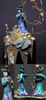 Hasslefree miniatures Japanese Geisha Hanako by Skinskinner