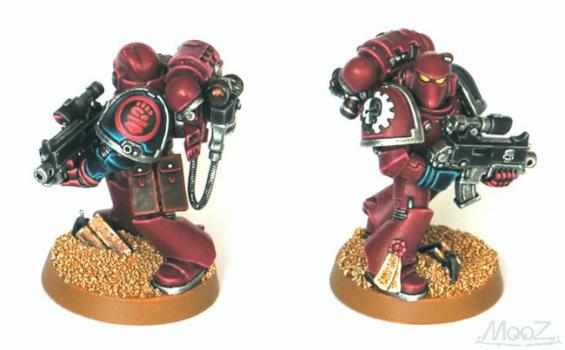 Crimson Fists Tactical Beakie Techmarine by Mooz from FeuWeu