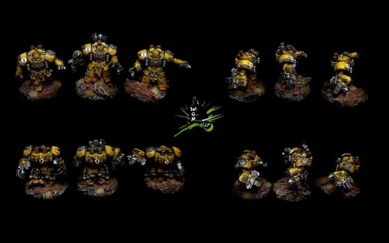 Centurion Devastators Imperial Fists by CroWarGamePainting