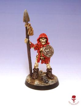 Gert the Hood, skeleton spearman by mrsaturday