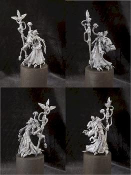 Scratchbuilt Tech Priest sculpt by gorb