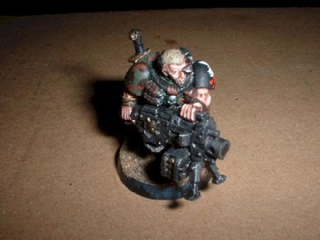 wolf scout with heavy bolter by hawkwood