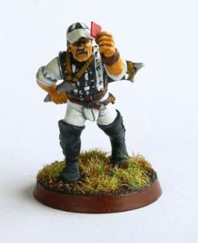 Human referee for Blood Bowl by Squiggoth