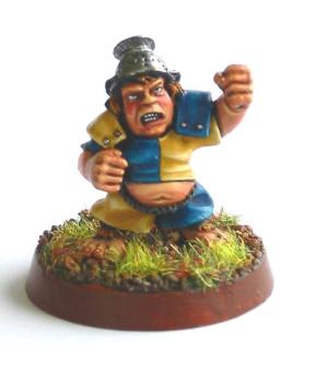 Blood Bowl Halfling, better pic this time by Squiggoth