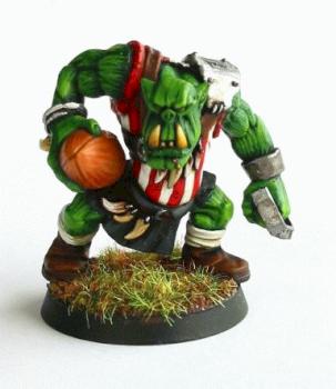 Shagrot, Blood Bowl Orc Thrower by Squiggoth