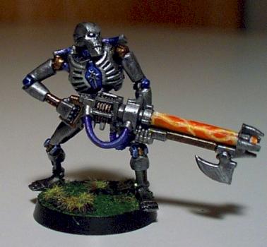 Necron Warrior by fastball24