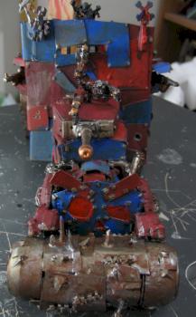 'uge battlewagon with rust effects (unfinished by glomscient