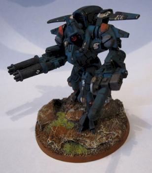 Tau XV-9 Battlesuit by gerrylum