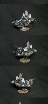 Dark Angels Ravenwing Land Speeder Venegance by Lemartes