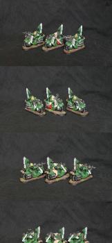 Dark Angels Space Marines Bike Squad by Lemartes