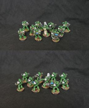 Dark Angels Space Marines Squad by Lemartes