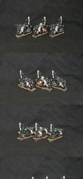 Dark Angels Ravenwing Bike Squad by Lemartes