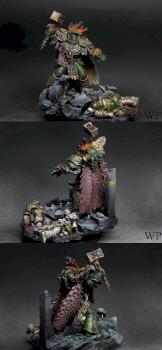 Vulkan Primarch of the Salamanders by WarmasterPainting