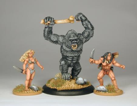 Tarzan, Jane and Terk by witchhunter