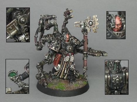 Black Templar Techmarine by GriffinPainting