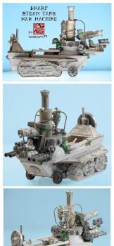 Warhammer Dwarf Steam Tank War Machine by timshinn73