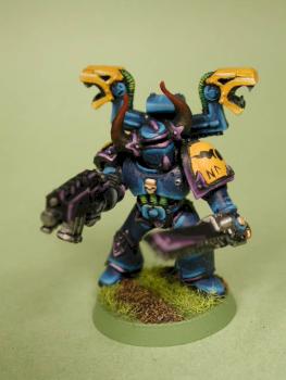 Games Workshop Tzeentch Chaos Space Marine #1 by Blair Kakacek