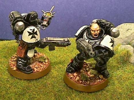 Black Templar Space Marines by Papa Smurf