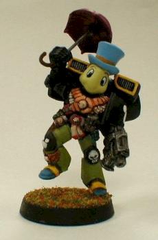 Jiminie Cricket Space Marine by moonwhim