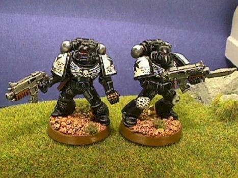 Black Templar Space Marines by Papa Smurf