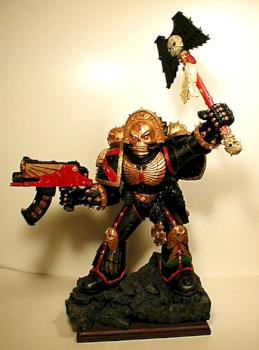 Blood Angel Chaplain Resin Model by moonwhim