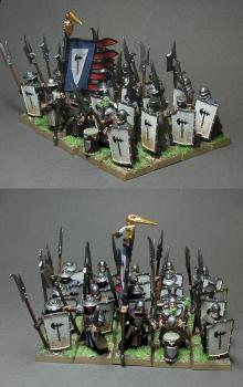 Bretonnian Men-at-arms 1st unit by Nirvash