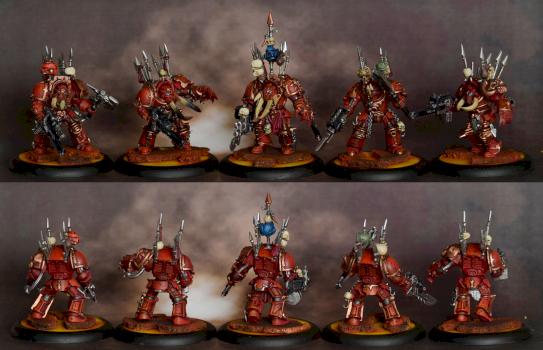 Chaos Space Marine Terminators by Cliff1995