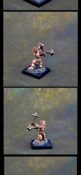 Reaper Miniatures Azrin, Female Barbarian by TheIronPainter