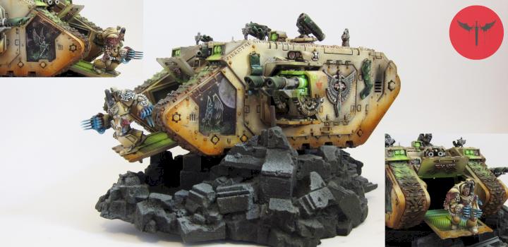 Deathwing Landraider - Barachiel's Steed by ellis_esquire