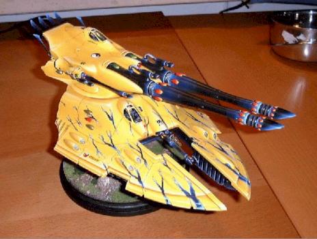 Eldar Scorpion Grav Tank - Mutiple Goden Demon Loser by jimcheney