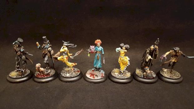 Malifaux the 7 masters by deadmuppet