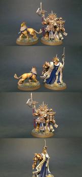 STORMCAST ETERNALS. LORD CASTELLANT WITH GRYPH-HOUND. by mataius